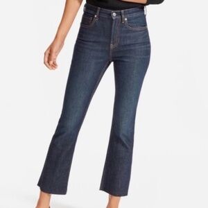 Everlane Jean raw hem crop - mid rise
